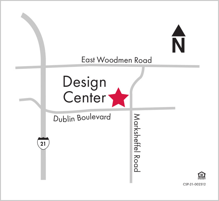 Colorado Springs Design Center Directions Map