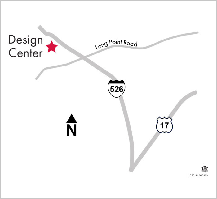 Charleston Design Center Map
