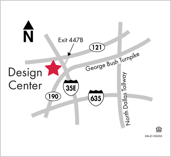 David Weekley Design Center Map